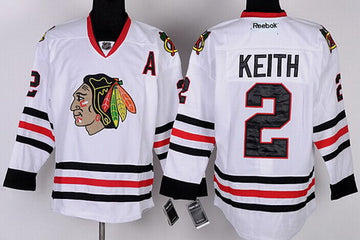 Duncan Keith Chicago Blackhawks white jersey