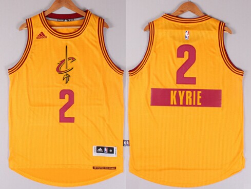 Kyrie Irving Revolution Cleveland Cavaliers yellow jersey