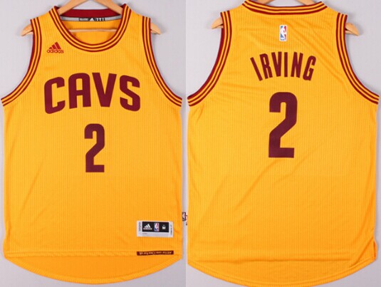 Kyrie Irving Revolution Cleveland Cavaliers yellow jersey