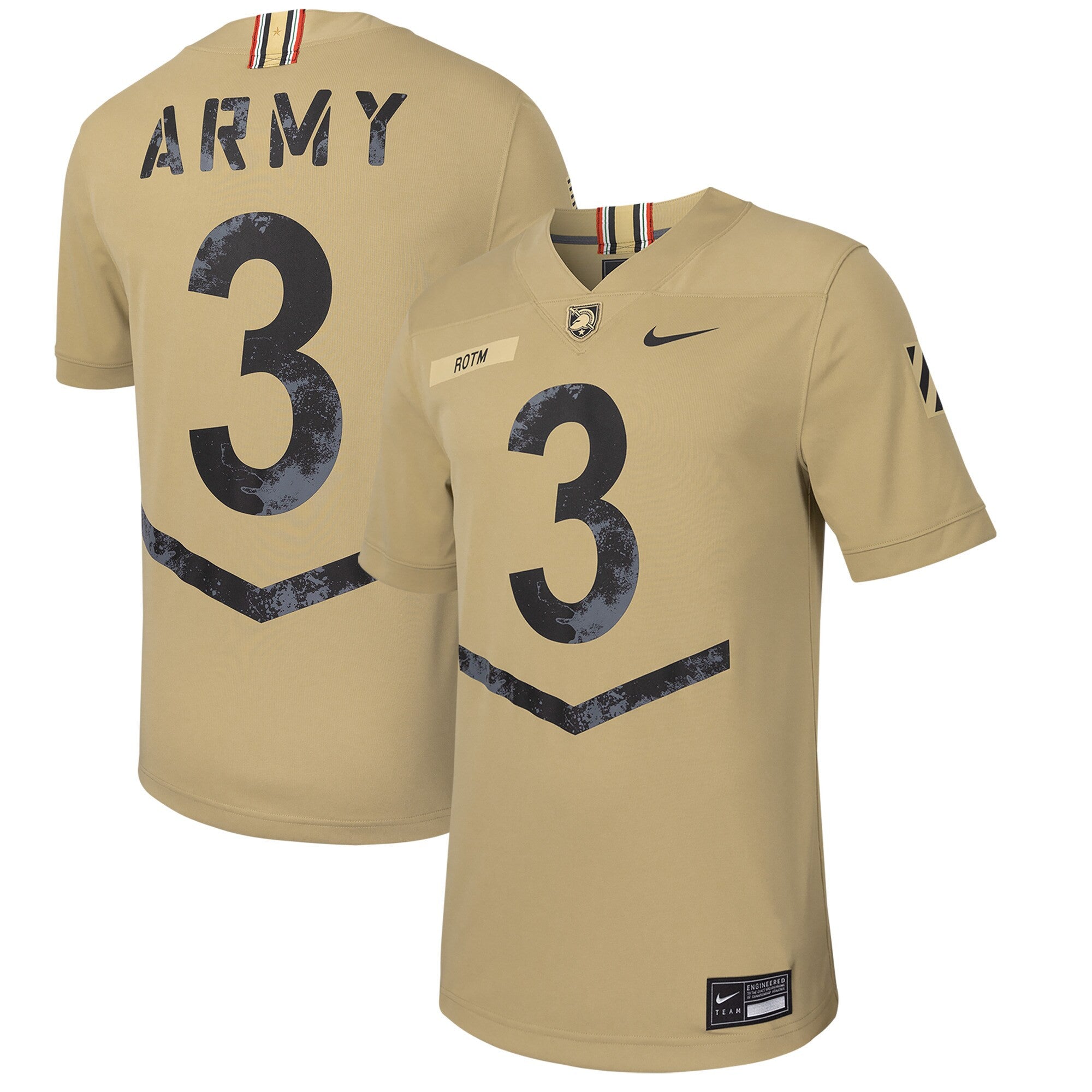 Army Black Knights tan Untouchable jersey