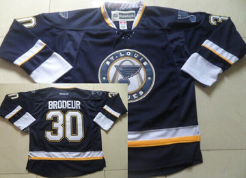 Martin Brodeur St. Louis Blues navy Third jersey