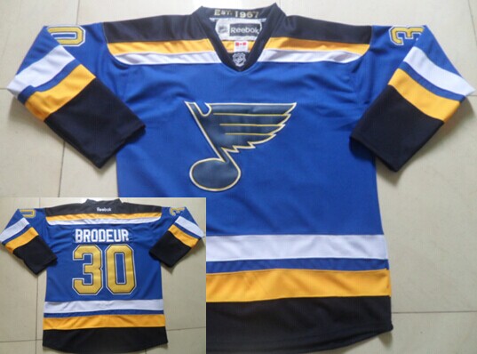 Martin Brodeur St. Louis Blues blue jersey