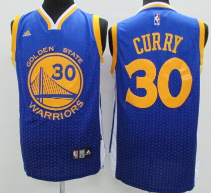 Stephen Curry Golden State Warriors blue Fashion jersey