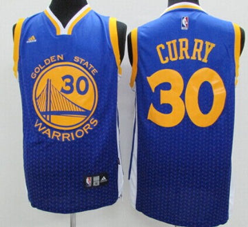 Stephen Curry Golden State Warriors blue Fashion jersey