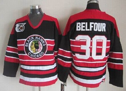 Ed Belfour Chicago Blackhawks black Throwback jersey