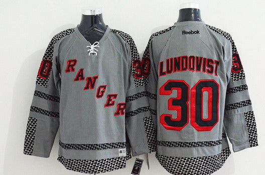 Henrik Lundqvist New York Rangers charcoal jersey
