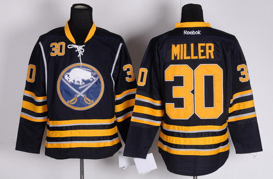 Ryan Miller Buffalo Sabres navy jersey