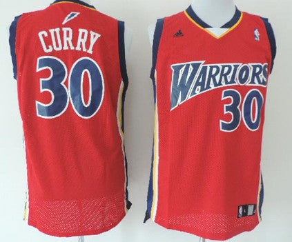 Stephen Curry Golden State Warriors red jersey
