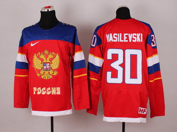Team Russia red jersey