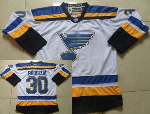 Martin Brodeur St. Louis Blues white jersey