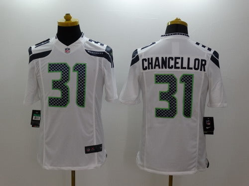 Nike Kam Chancellor Seattle Seahawks white Limited jersey