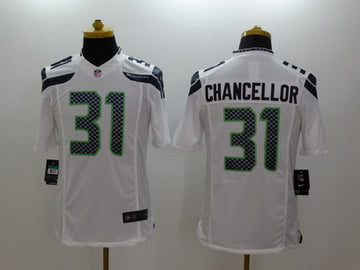 Nike Kam Chancellor Seattle Seahawks white Limited jersey