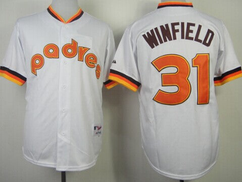 Dave Winfield San Diego Padres white jersey