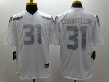 Nike Kam Chancellor Seattle Seahawks platinum Limited jersey