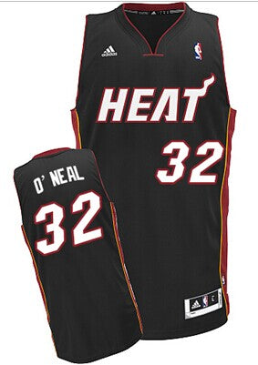 Blank Shaquille O'neal Miami Heat black jersey