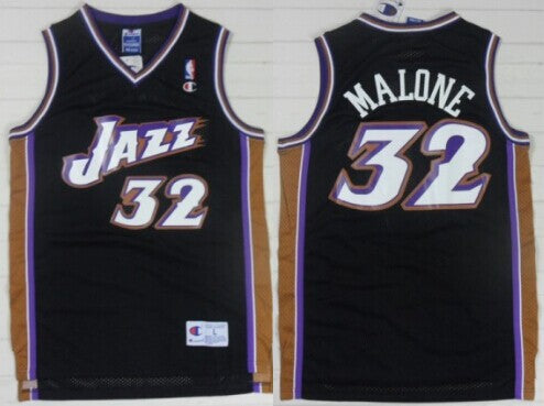 Karl Malone Utah Jazz black Throwback jersey