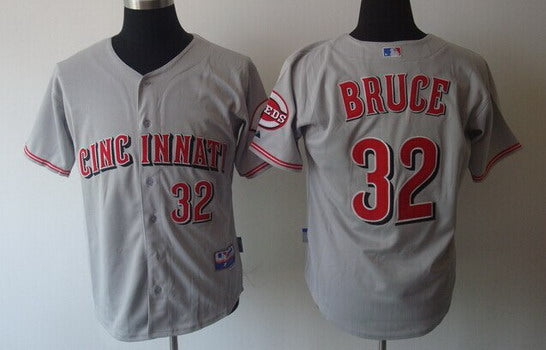 Jay Bruce Cincinnati Reds gray jersey