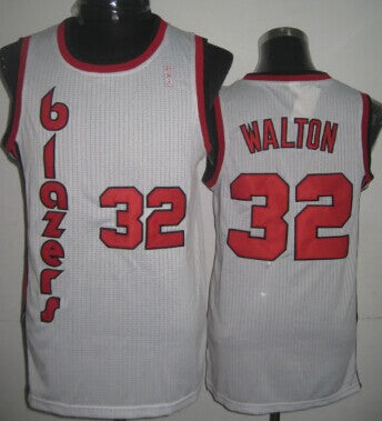 Bill Walton Portland Trail Blazers white Throwback jersey