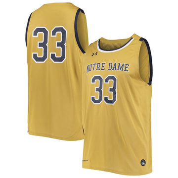 Under Armour College Notre Dame Fighting Irish gold jersey