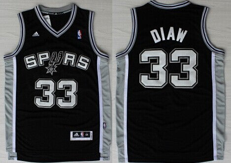 Boris Diaw Revolution San Antonio Spurs black jersey