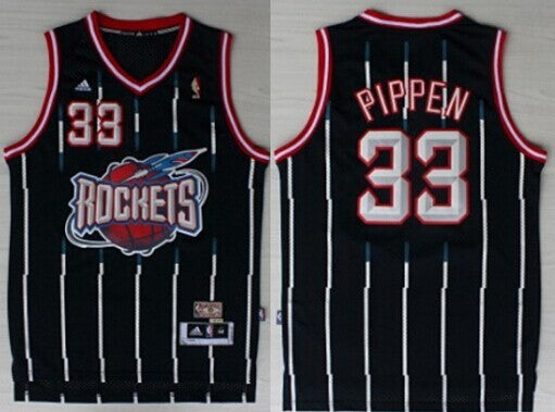 Scottie Pippen Aba Hardwood Houston Rockets navy Classic jersey