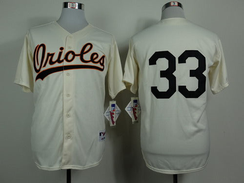 Eddie Murray Baltimore Orioles cream jersey