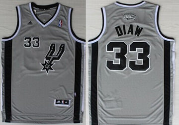 Boris Diaw Revolution San Antonio Spurs gray jersey