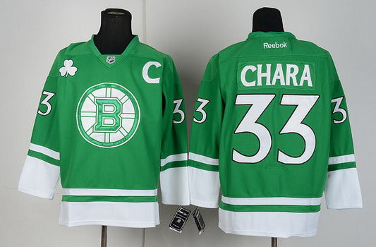 Zdeno Chara St. Patrick's Day Boston Bruins green jersey