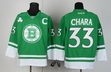 Zdeno Chara St. Patrick's Day Boston Bruins green jersey