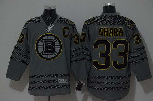 Zdeno Chara Boston Bruins charcoal jersey