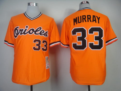 Eddie Murray Baltimore Orioles orange Throwback jersey