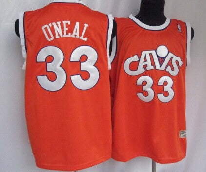 Shaquille O'neal CavFanatic Cleveland Cavaliers orange Throwback jersey