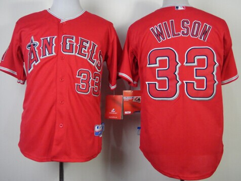 LA Los Angeles Angels red jersey