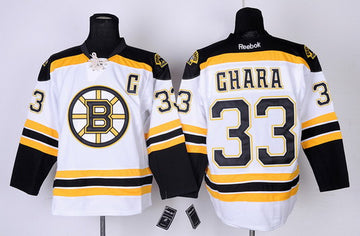 Zdeno Chara Boston Bruins white jersey