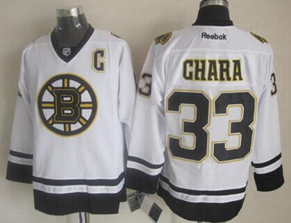 Zdeno Chara Boston Bruins white jersey
