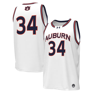 Under Armour Auburn Tigers white jersey