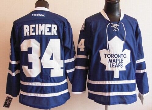 James Reimer Toronto Maple Leafs blue jersey