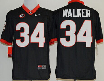 Herschel Walker Georgia Bulldogs black Limited jersey