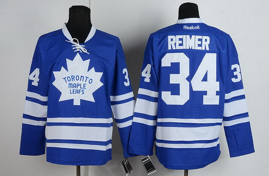 James Reimer Toronto Maple Leafs blue Third jersey