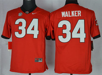 Herschel Walker Georgia Bulldogs red Limited jersey