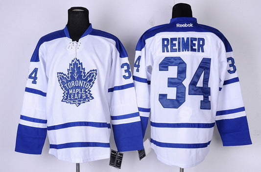 James Reimer Toronto Maple Leafs white Third jersey