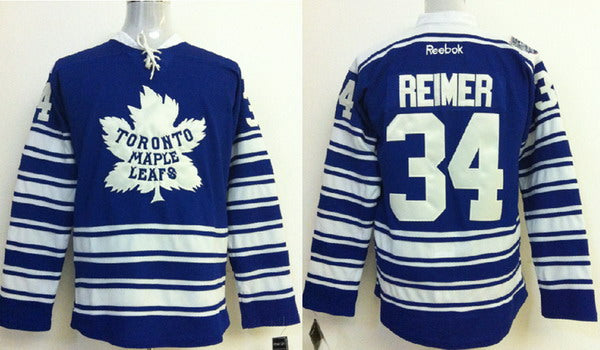 James Reimer Toronto Maple Leafs blue Winter Classic jersey