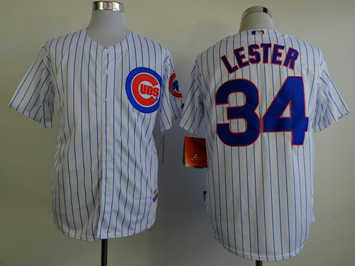 Jon Lester Chicago Cubs white jersey