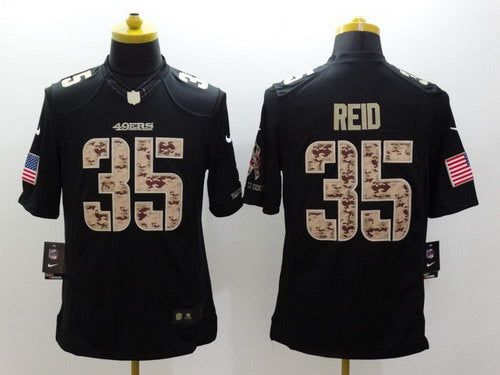 Nike Eric Reid San Francisco 49ers black Salute To Service jersey