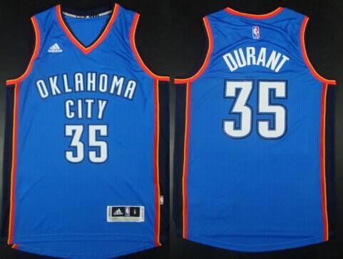 Kevin Durant Revolution Oklahoma City Thunder blue jersey