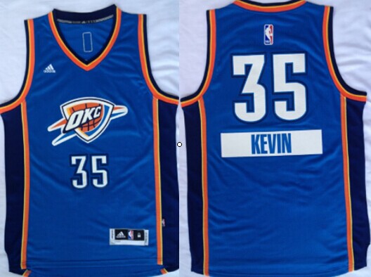 Kevin Durant Revolution Oklahoma City Thunder blue jersey