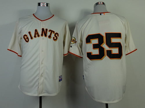 Brandon Crawford San Francisco Giants cream jersey
