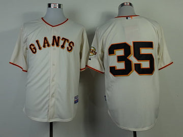Brandon Crawford San Francisco Giants cream jersey