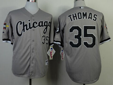 Frank Thomas Chicago White Sox gray jersey