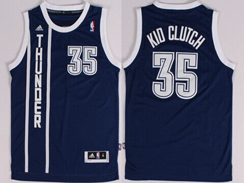 Kid Clutch Nickname Oklahoma City Thunder navy jersey